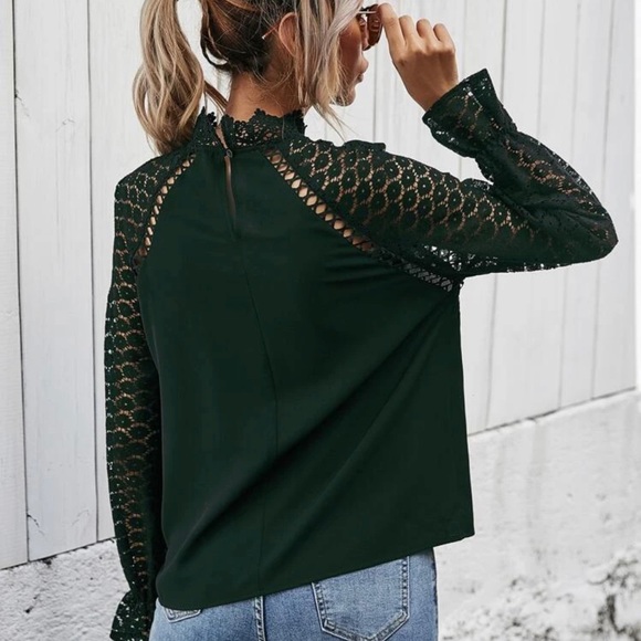 Great net neck top - Picture 3 of 3